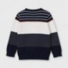 Sweter w paski chłopięcy Mayoral 3328-16 Granatowy