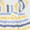Sukienka w paski dziewczęca Mayoral 1825-34 Żółty