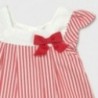 Sukienka w paski dziewczęca Mayoral 1832-39 Czerwony