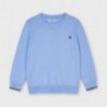 Sweter z lamówką chłopięcy Mayoral 311-65 błękitny