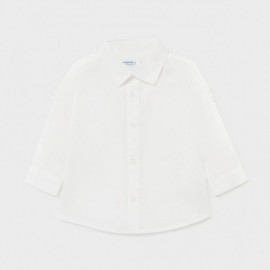 Koszula lniana dla chłopczyka Mayoral 117-78 Biały