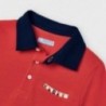 Koszulka polo chłopięca Mayoral 3104-52 czerwony