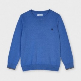 Sweter z lamówką chłopięcy Mayoral 311-68 Niebieski