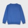 Sweter z lamówką chłopięcy Mayoral 311-68 Niebieski