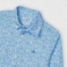 Koszula w mini wzory chłopięca Mayoral 3131-94 Niebieski