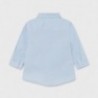 Koszula elegancka z muszką dla chłopców Mayoral 1120-96 Błękitny