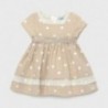 Sukienka w groszki dziewczynka Mayoral 1962-59 beżowy