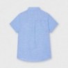 Koszula lniana chłopięca Mayoral 3117-89 Błękitny