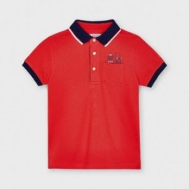 Koszulka polo z krótkim rękawem chłopięca Mayoral 3107-85 Czerwony