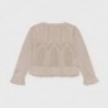 Sweter rozpinany dla dziewczynki Mayoral 1335-22 Beżowy