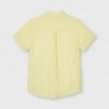 Koszula lniana chłopięca Mayoral 3117-87 żółty