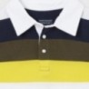 Koszulka polo w paski chłopięca Mayoral 6105-48 Żółty