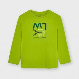 Mayoral 11-00173-084 Koszulka długi rękaw chłopiec 173-84 zielona