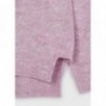Mayoral 11-04371-025 Sweter z haftem dla dziewczynek 4371-25 fioletowy