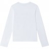 DKNY D35R57-10B Koszulka z długim rękawem dziewczęca kolor biały