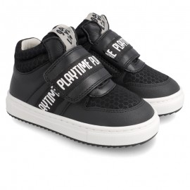 Garvalin Sneakersy przejściowe dla chłopca 211638-A czarny