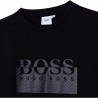 HUGO BOSS J25L64-09B Koszulka z długim rękawem chłopięca kolor czarny