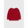 Mayoral 11-02384-013 Sweter z owieczką dziewczęcy 2384-13 czerwony