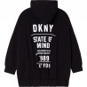 DKNY D35R83-09B Bluza z kapturem dziewczęca kolor czarny