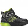 Sneakersy świecące chłopięce Geox J169YA-0BU11-C0802 kolor czarny