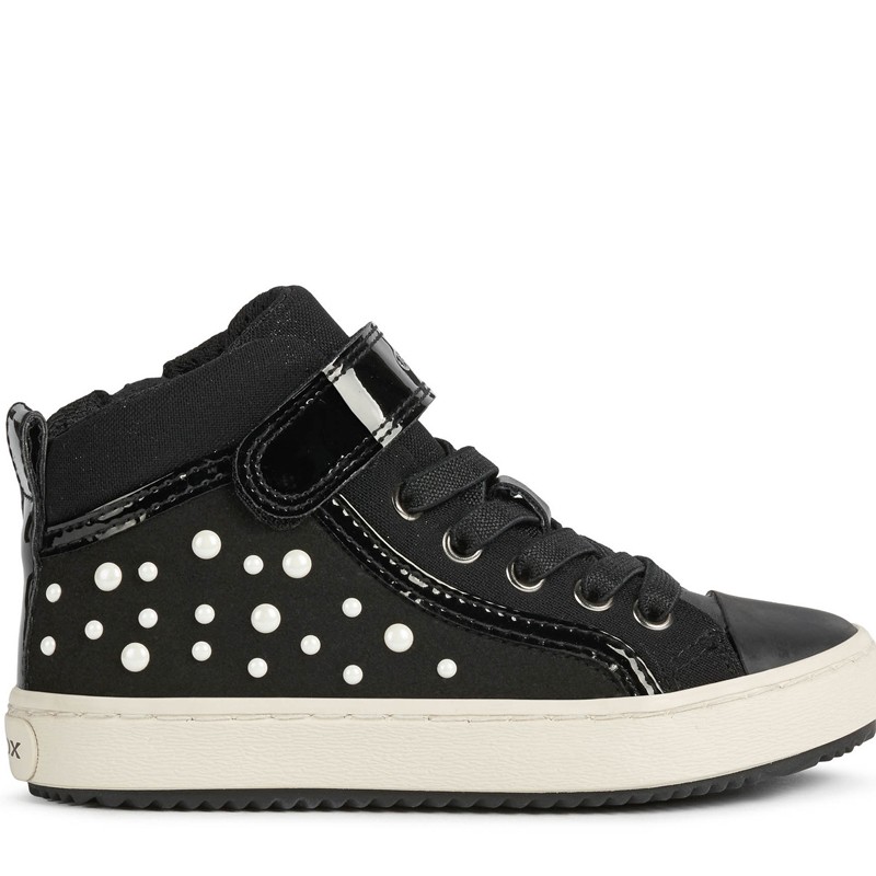 Sneakersy dla dziewczynek Geox J744GI-0AFAS-C9999 kolor czarny
