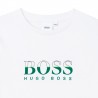 HUGO BOSS J25L52-10B Koszulka z krótkim rękawem kolor white