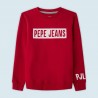 Pepe Jeans Bluza sportowa JAMIE junior chłopak PB581347-274 WINTER RED