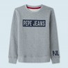 Pepe Jeans Bluza sportowa JAMIE junior chłopak PB581347-933 GREY MARL
