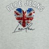 Pepe Jeans Bluza z sercem DANIELLE junior dziewczyna PG581191-933 GREY MARL