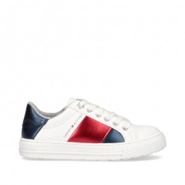 Sneakersy dziewczęce TOMMY HILFIGER T3A4-31166-0289X256 kolor biały/czerwony