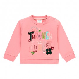 Bluza bawełniana dla dziewczynki Baby Boboli 233008-3722 kolor różowy