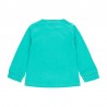Bawełniana koszulka dla dziewczynki Baby Boboli 233019-4551 kolor turkusowy