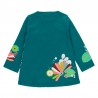 Bawełniana sukienka dla dziewczynki Boboli 233086-4552 kolor zielony
