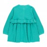 Dzianinowa sukienka dla dziewczynki Boboli 233121-4551 kolor turkusowy