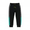 Spodnie w paski dla chłopca Boboli 513122-890 kolor czarny