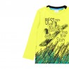 Bawełniana koszulka dla chłopca Boboli 513144-4557 kolor pistacja