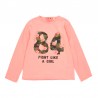 Koszulka dla dziewczynki Boboli 421007-3681 kolor różowy