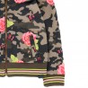 Bluza w kwiaty dla dziewczynki Boboli 421108-9415 kolor zielony