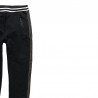 Spodnie w paski dla dziewczynki Boboli 443023-890 kolor czarny