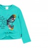 Koszulka dla dziewczynki Boboli 453068-4551 kolor turkusowy