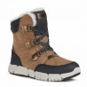 Buty śniegowce dziewczęce Geox J16APA-022FU-C6175 kolor brąz/czarny