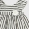Sukienka w paski dziewczęca Mayoral 1825-32 Czarny