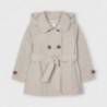 Płaszcz dla dziewczynki Mayoral 3487-64 beżowy