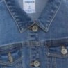 Kurtka jeansowa dla dziewczynki Mayoral 6470-58 Niebieski/biały