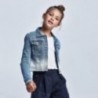 Kurtka jeansowa dla dziewczynki Mayoral 6470-58 Niebieski/biały