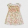 Sukienka w kwiaty dziewczynka Mayoral 3914-31 koralowy