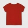 Koszulka z krótkim rękawem dziewczęca Mayoral 174-18 czerwony