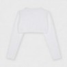 Sweter bolerko dla dziewczynki Mayoral 320-59 Biały