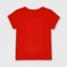 Koszulka z krótkim rękawem dziewczynka Mayoral 174-15 czerwony