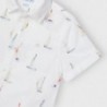 Koszula wzorzysta chłopięca Mayoral 3120-1 Biały